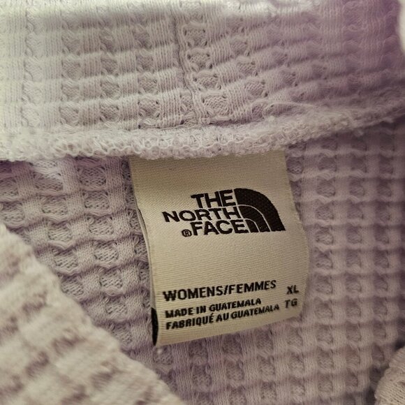 The North Face Chabot Women Thermal Knit Mock Neck Sweater Size XL Lavender - Picture 4 of 15